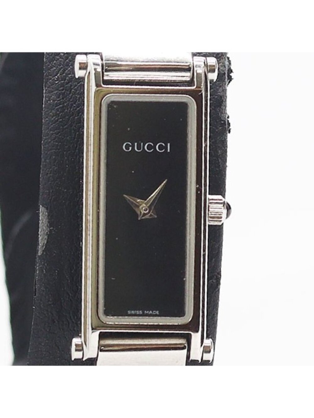 Gucci Bangle Watch Black Dial